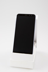 Smartphone with Box on a white background