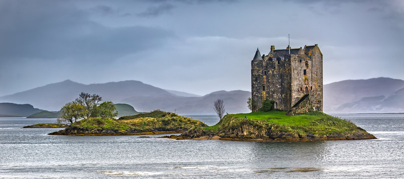 Panorama from Castle Stalker