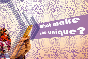 What make you unique concept