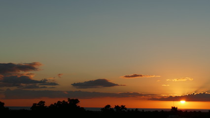 sunset in trinidad