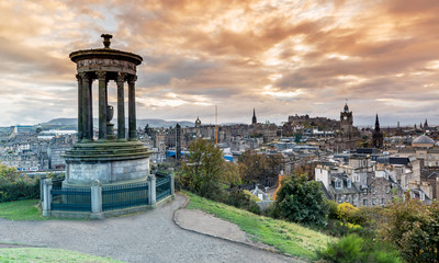 City View from Carlton Hill at Sunset