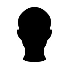head silhouette. Vector illustration.