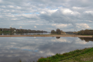 The river Loire at Montsoreau