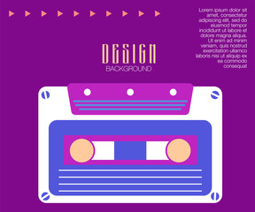 Cover design for brochure,booklet,flyer etc. Retro geometric poster