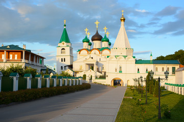 Fototapeta na wymiar NIZHNY NOVGOROD, RUSSIA - MAY 25, 2018: Pechersky Ascension Monastery