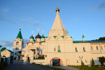 NIZHNY NOVGOROD, RUSSIA - MAY 25, 2018: Pechersky Ascension Monastery
