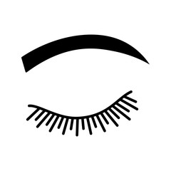 Rounded eyebrow shape glyph icon