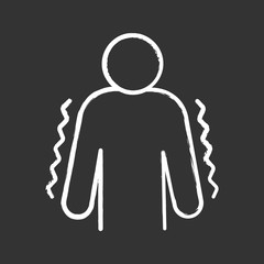 Trembling chalk icon