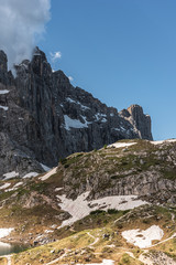Mount Civetta from lake Coldai, Italy