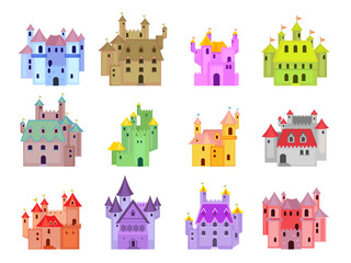 Cartoon Fairytale Castles