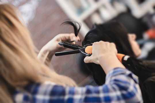 Curling Women's Curls Black Hair