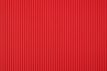 Red corrugated cardboard texture and background
