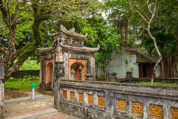 Temple of Dinh Tien Hoang at Hoa Lu Ninh Binh, first capital of Vietnam. Popular tourist destination in Ninh Binh Province.