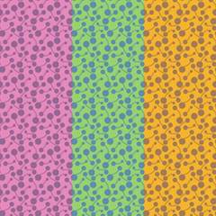 Flat abstract biological elements. Simple colorful ornament for textile, prints, wallpaper, wrapping paper, web etc. Available in EPS