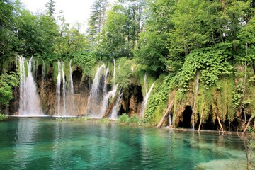 waterfalls in N.P. Plitvice, Croatia