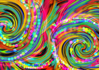 Fototapeta na wymiar Colorful gradient blur background . Abstract background and greeting card card 