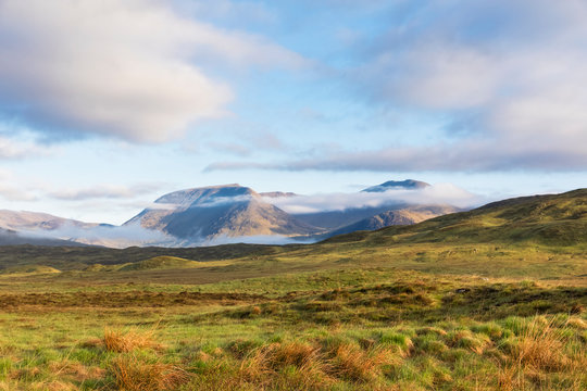 Great Britain, Scotland, Scottish Highlands, Glencoe, near by Loch Tulla