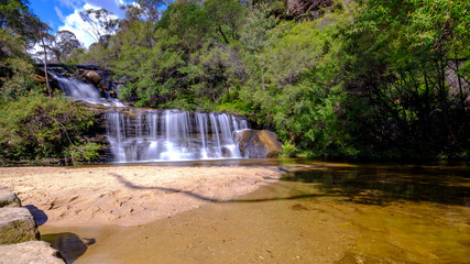 Wentworth Falls in the Blue Mountains, NSW, Australia