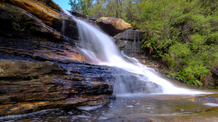Wentworth Falls in the Blue Mountains, NSW, Australia