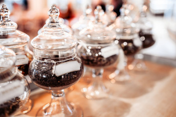 photo of degustation tea in the store