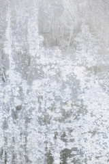 texture of light gray metal sheet with spots. background