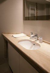 sink in modern bathroom