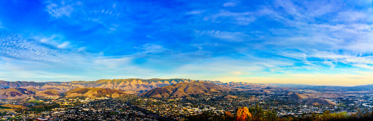 Pano of San Luis Obispo, CA, from Cerro San Luis