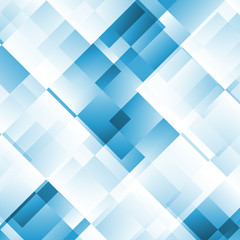 vector of abstract technology background with blue square geometric shape texture