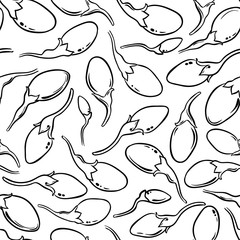 goji berries vector pattern