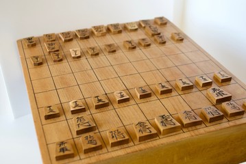 将棋の駒と盤