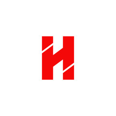 H letter logo design vector template