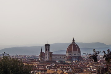 Fototapeta na wymiar Landscape of Florence, Italy
