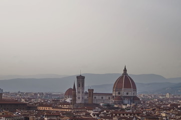Fototapeta na wymiar Landscape of Florence, Italy