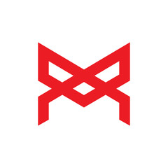 Obraz premium M letter logo design vector template