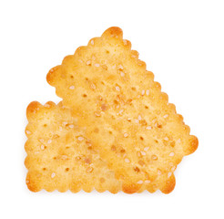  biscuits isolated on white background