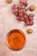 Traditional pink alcoholic drink