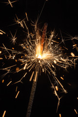 bright abstract sparks