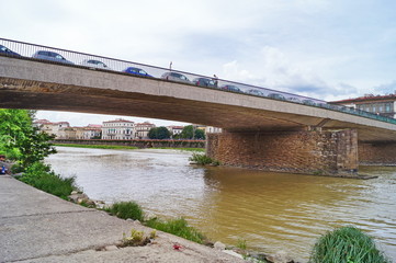 Amerigo Vespucci bridge Florence Italy
