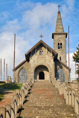 Church atop Passo della Cisa