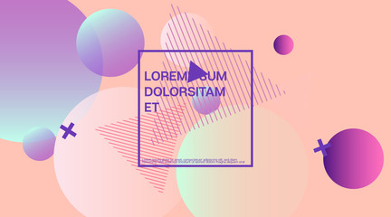 Memphis Minimal Geometric Pattern. Geometric Elements, Minimal Business Cover Template. Memphis Futuristic Flyer Flat Corporate Identity. Contemporary Elegant Hipster Vector Cover Presentation.