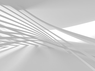 Fototapeta premium Abstract Modern White Architecture Background