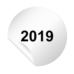 Runder Sticker - 2019