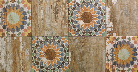 ancient moroccan mosaic tile pattern