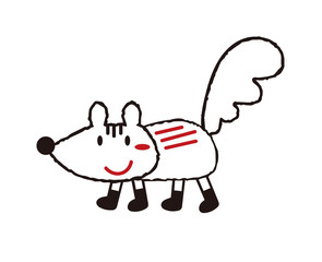 お洒落なシマリスさん