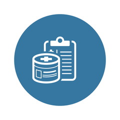 Medication and Medical Services Flat Icon
