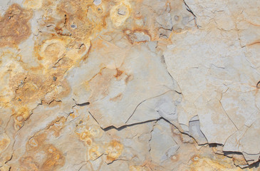 Granular limestone rock surface As background
