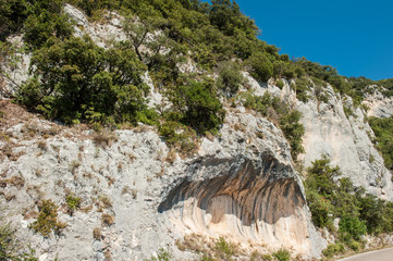 Nesqueschlucht in Südfrankreich