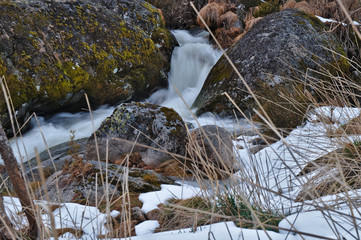 Serra da Estrela waterfalls. Portugal