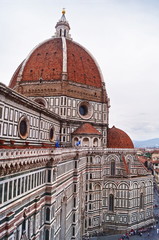 Fototapeta premium View of the cathedral of Florence, Italy