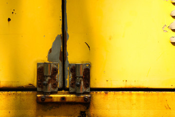 Background iron yellow with rust